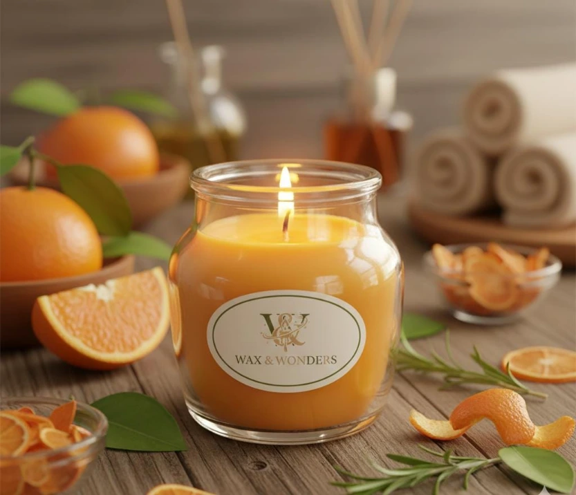 Orange Scented Candle