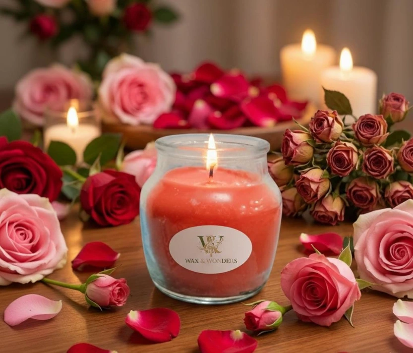 Rose Scented Candle